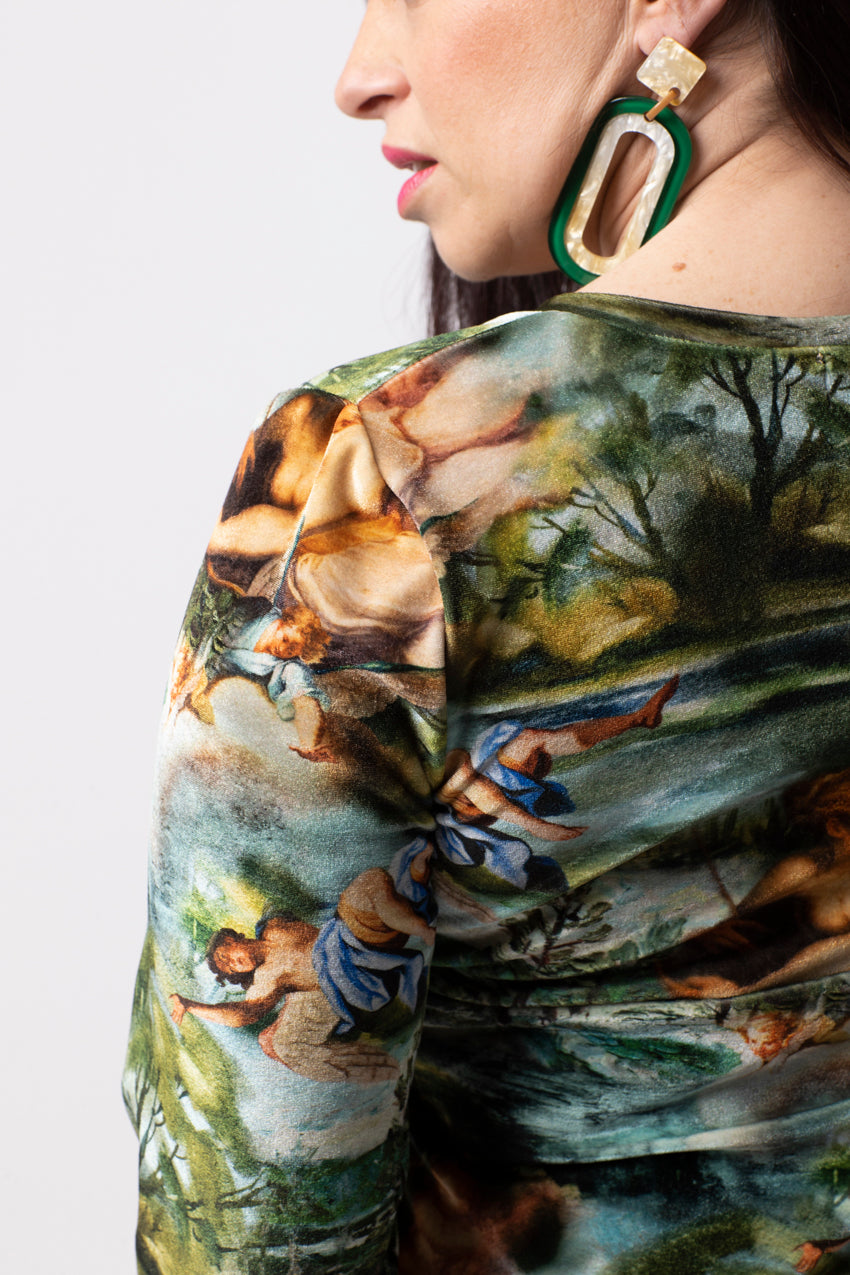 Robe Courte Slide Red Angel