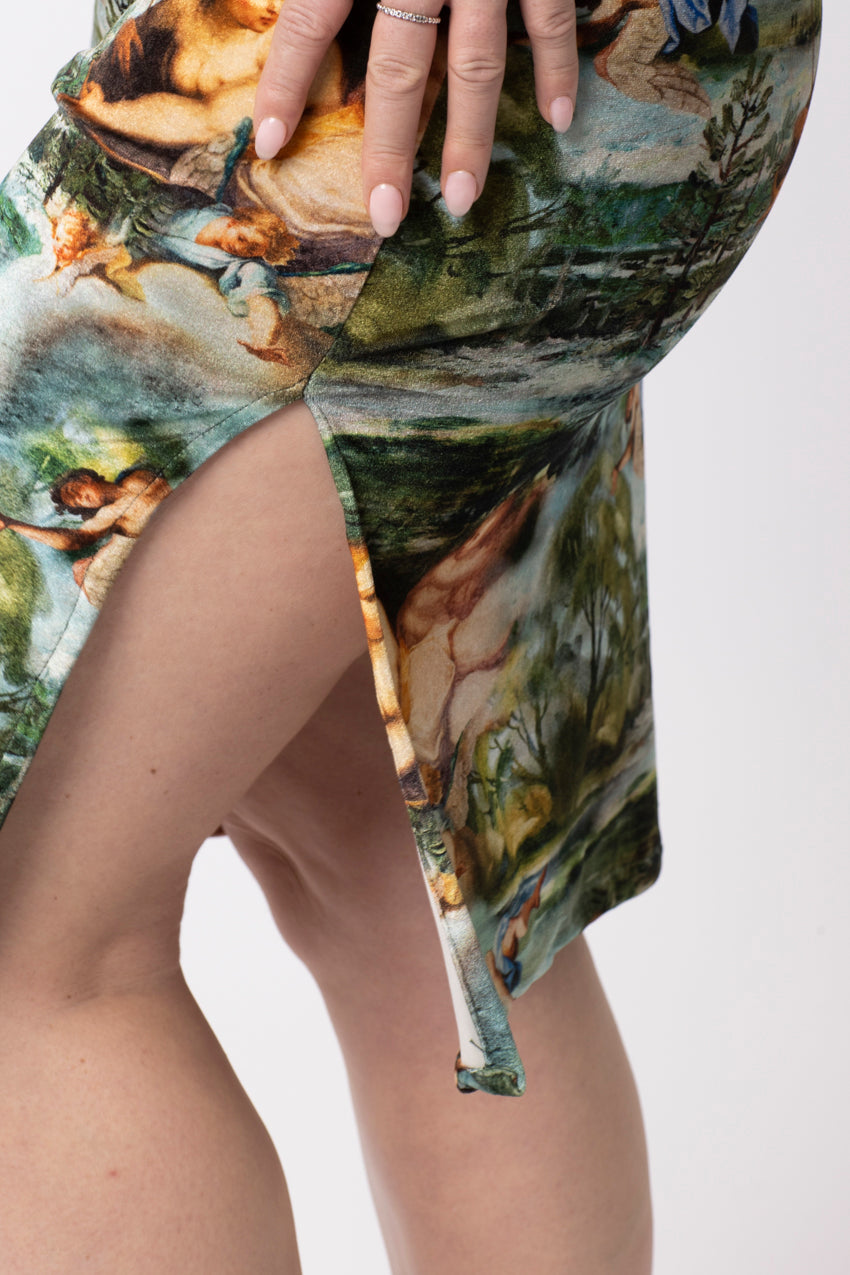 Robe Courte Slide Red Angel