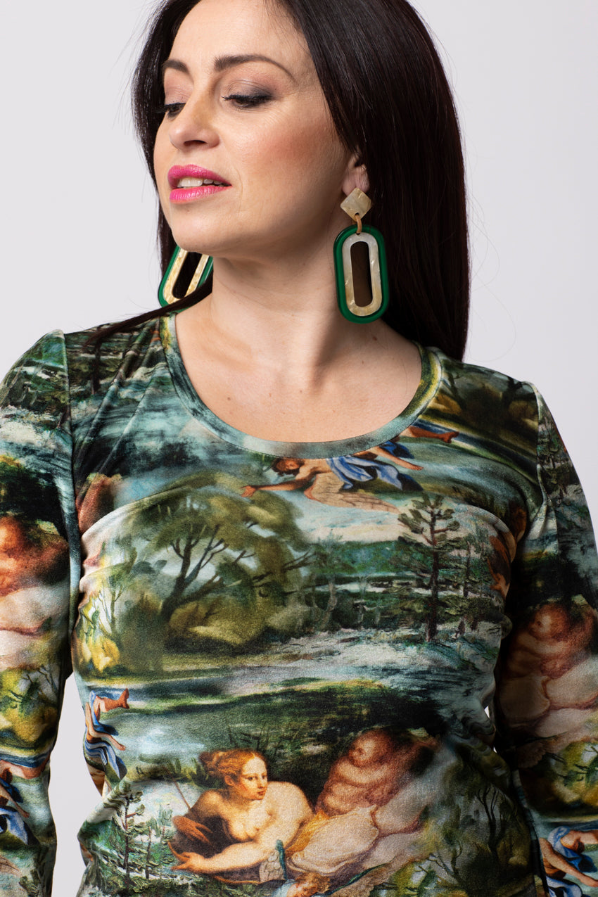 Robe Courte Slide Red Angel