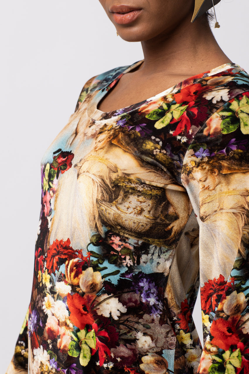 Robe Longue Slide Red Angel