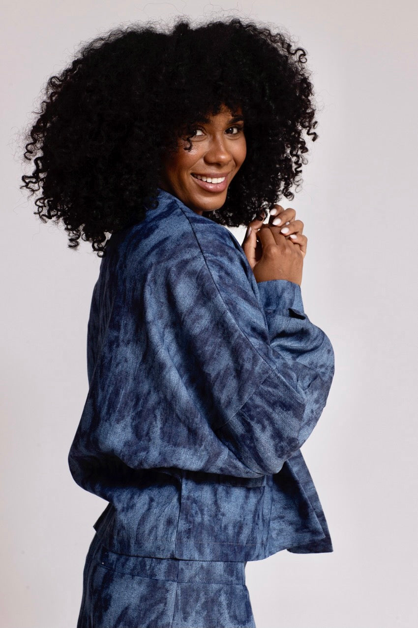 Veste BB Denim Deep&Bleu