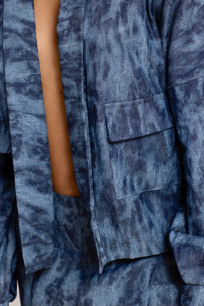 Veste BB Denim Deep&Bleu