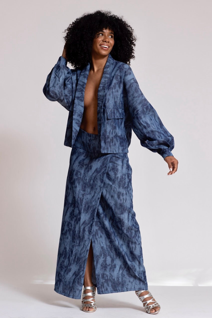 Veste BB Denim Deep&Bleu