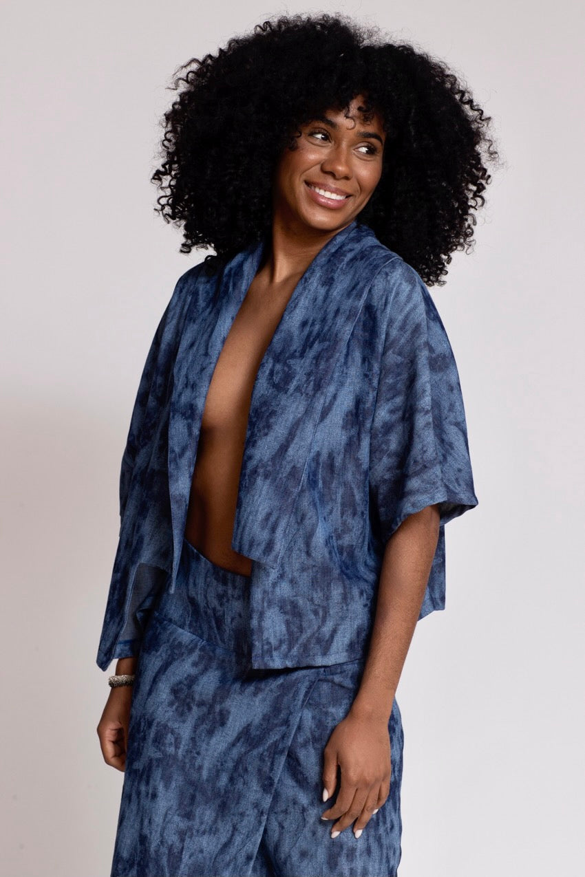 Veste Cape Deep&Bleu