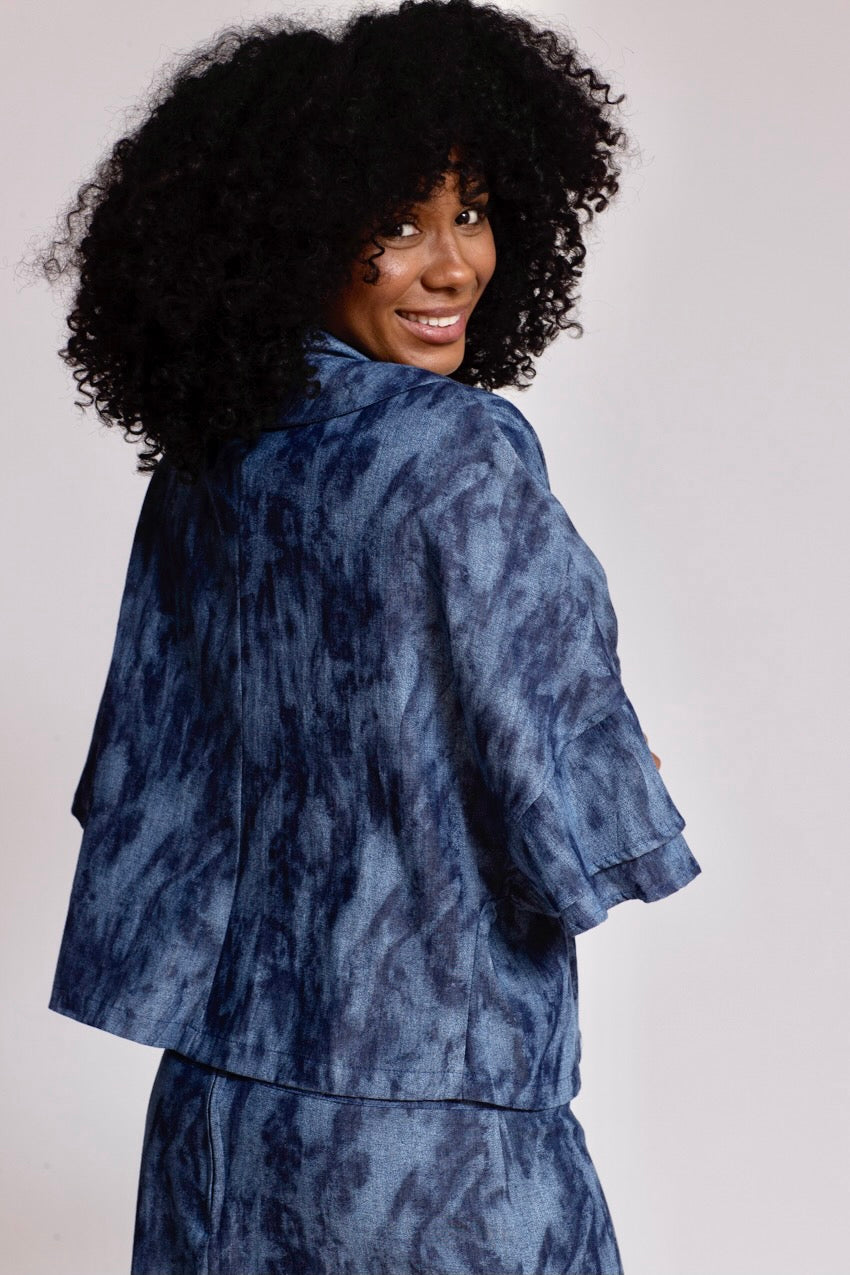 Veste Cape Deep&Bleu