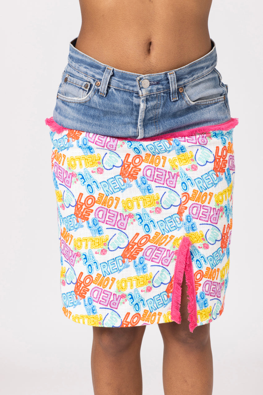 Jupe Remake Red Love