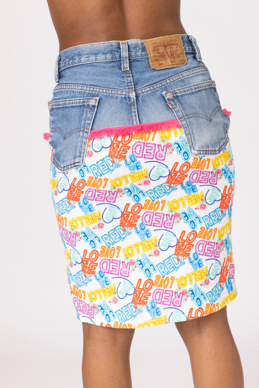 Jupe Remake Red Love