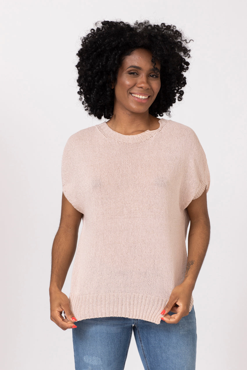 Maille Lurex Neo Rose Poudre