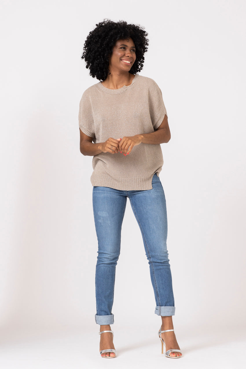 Maille Lurex Neo Sable