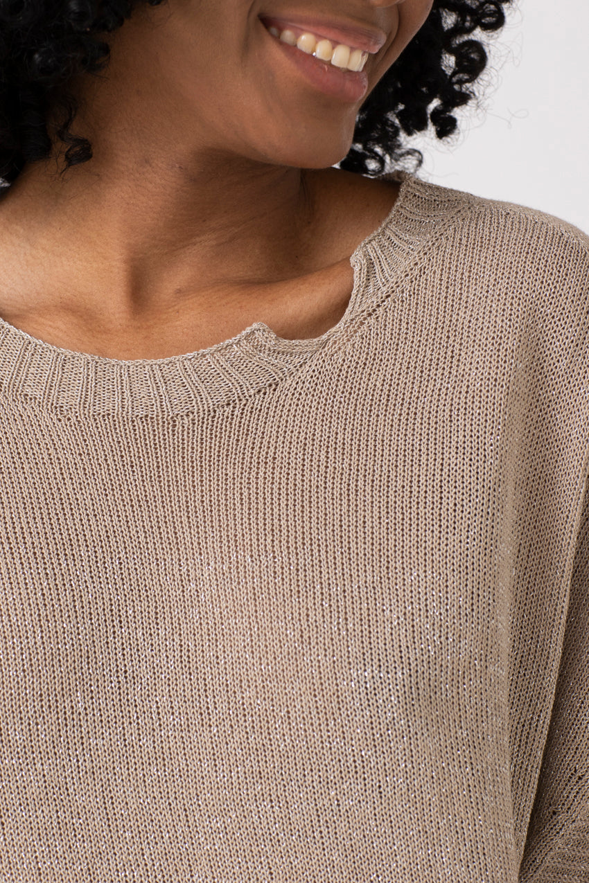 Maille Lurex Neo Sable