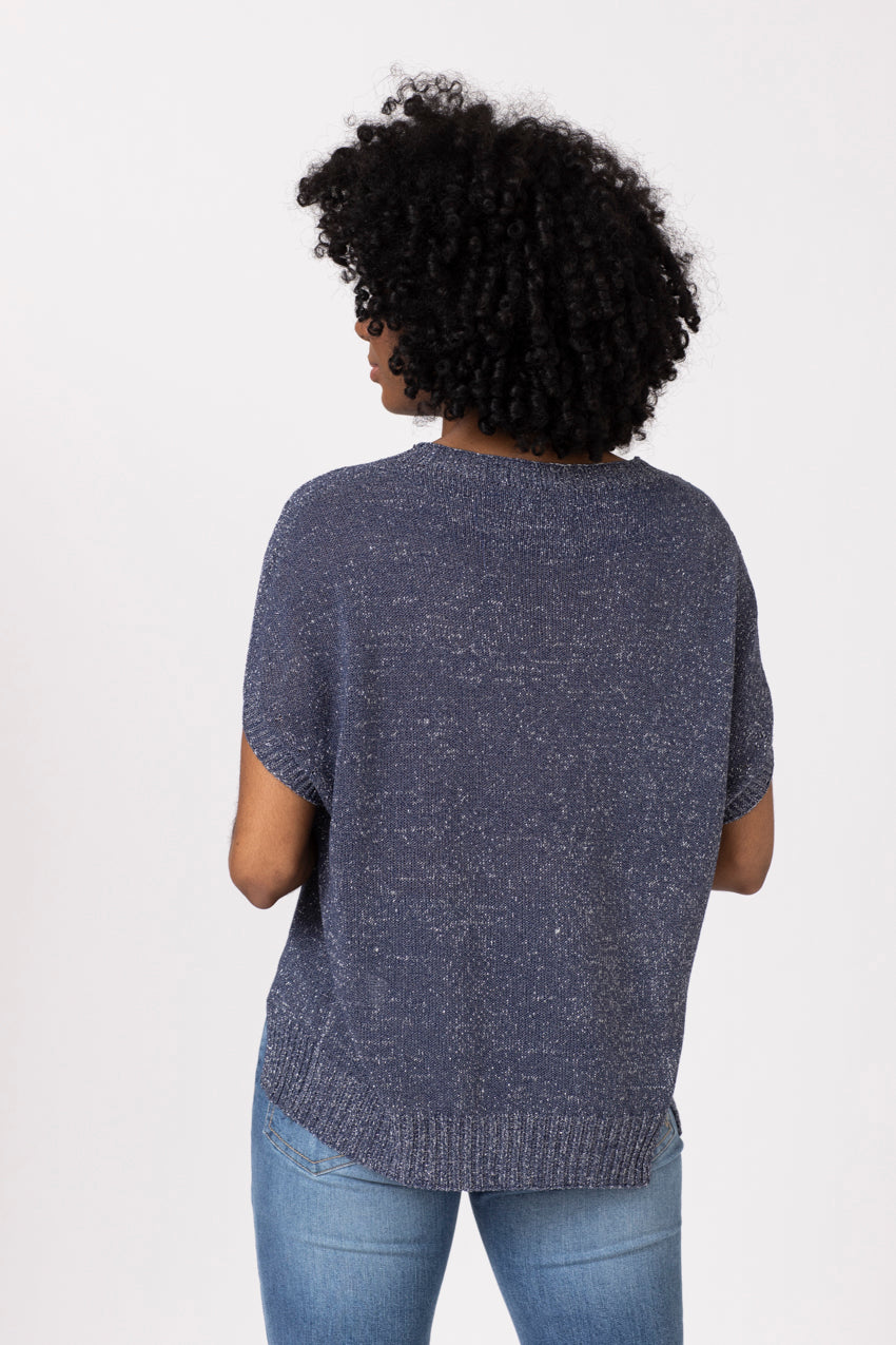 Maille Lurex Strappo Neo Denim