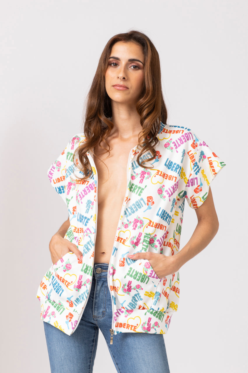 Micro Bomber Liberte Blanc