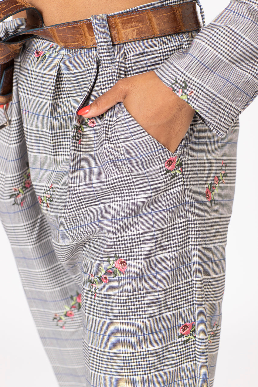 Pantalon 80' Galles Fiori