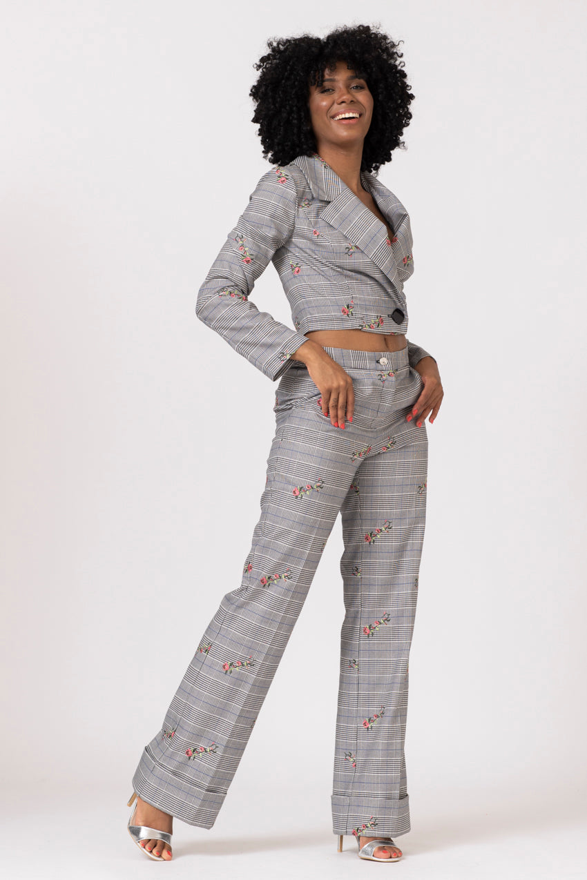 Veste Blazer Natalia Galles Fiori