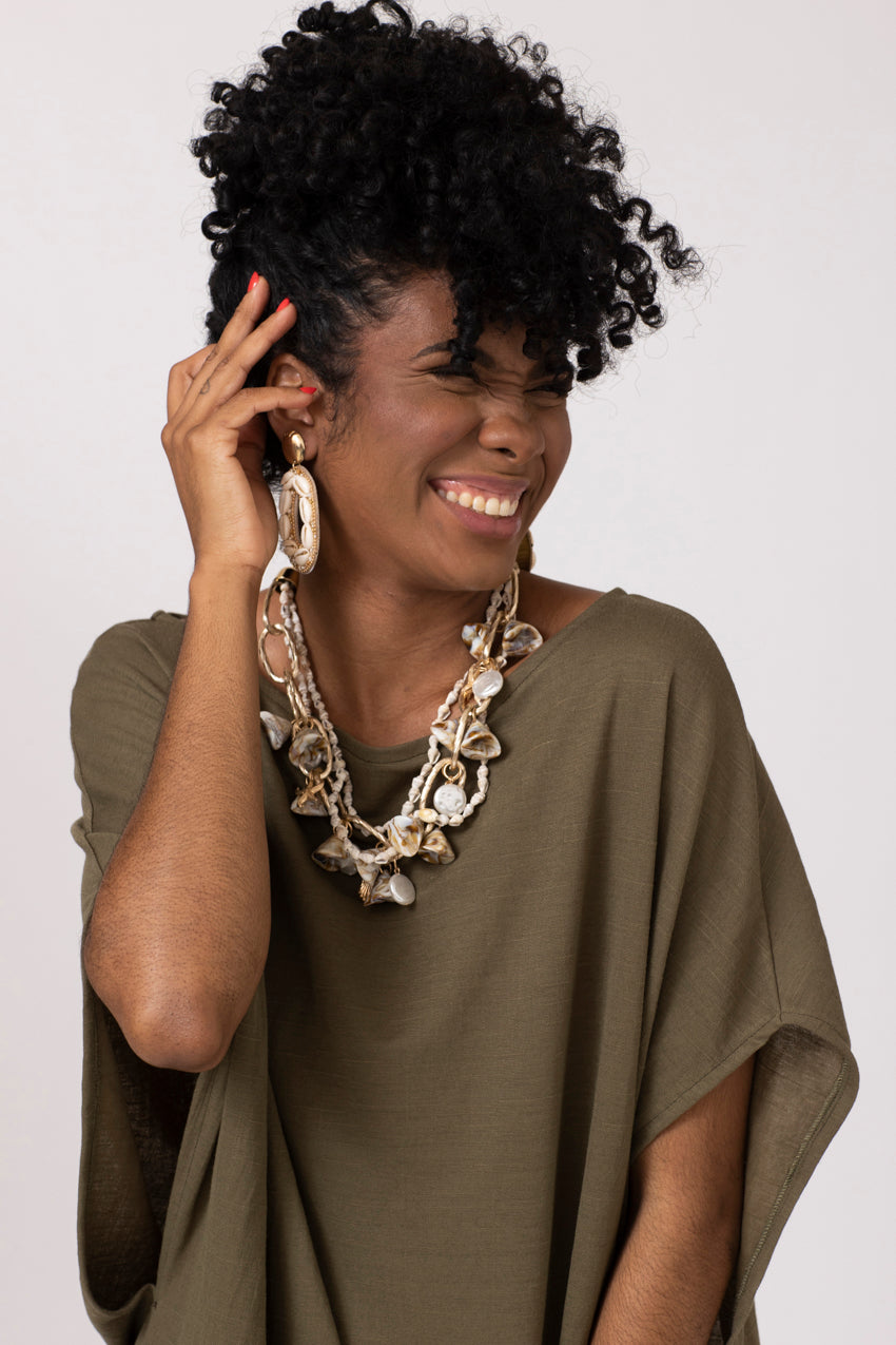 Robe Anfora Kaky Lino&Line