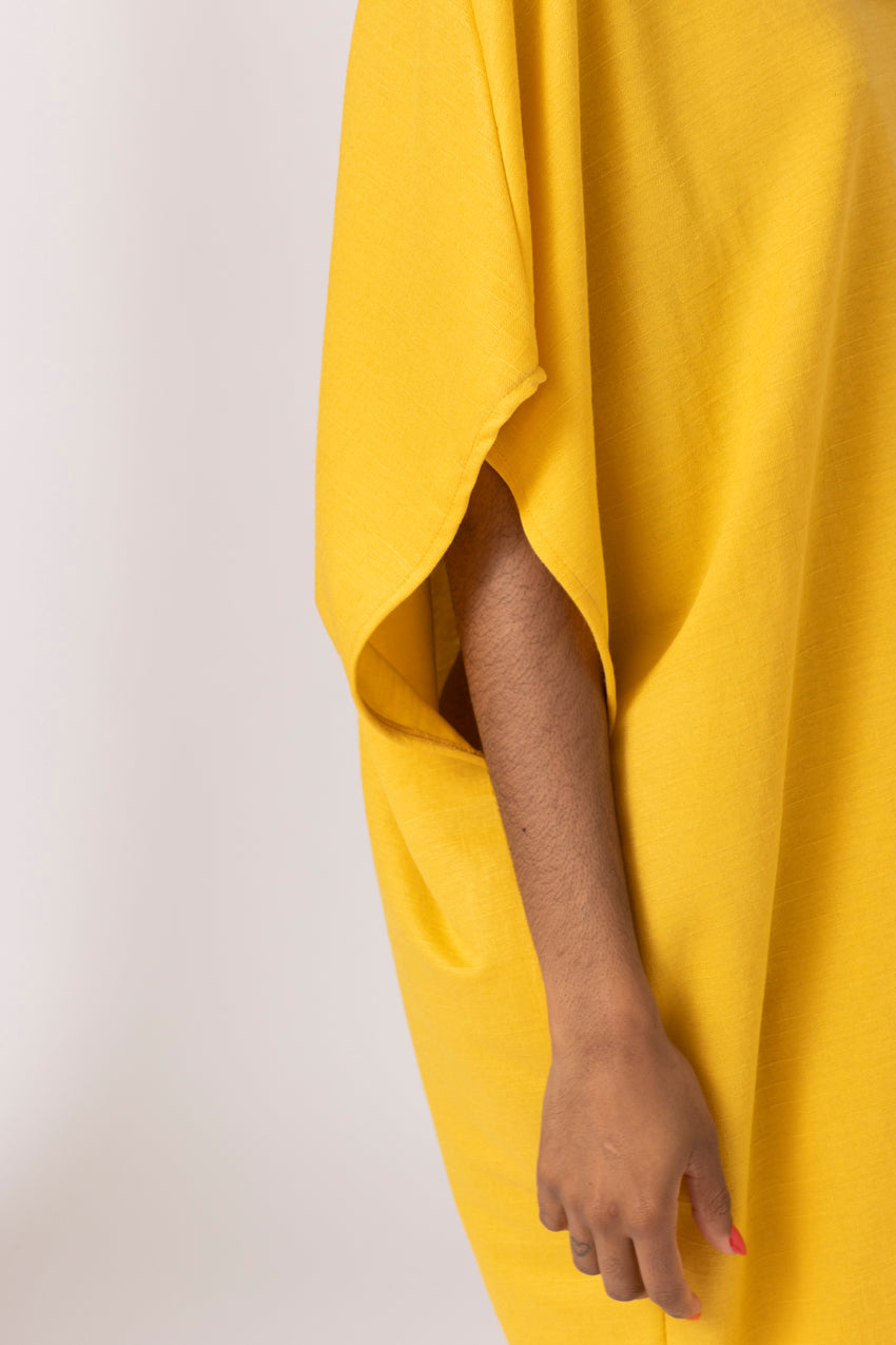 Robe Anfora Moutarde Lino&Line