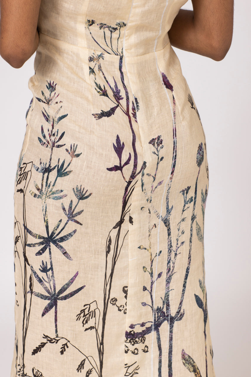 Robe Longue Natalia Lino Giardino