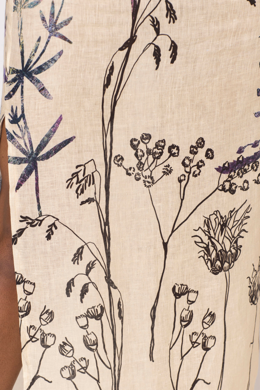 Robe Longue Natalia Lino Giardino