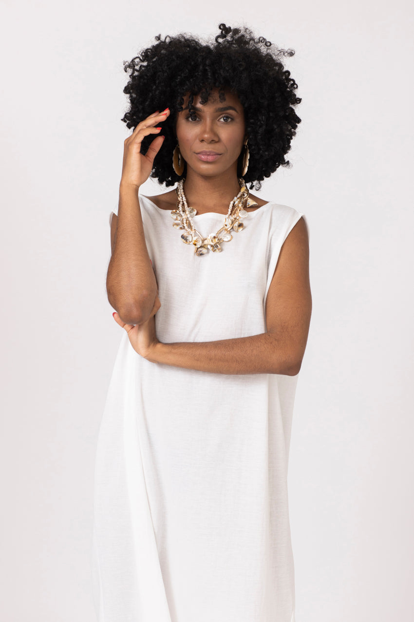 Robe Marbelline Blanc Lino&Line