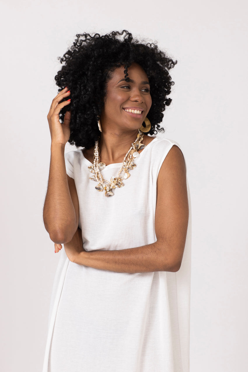 Robe Marbelline Blanc Lino&Line