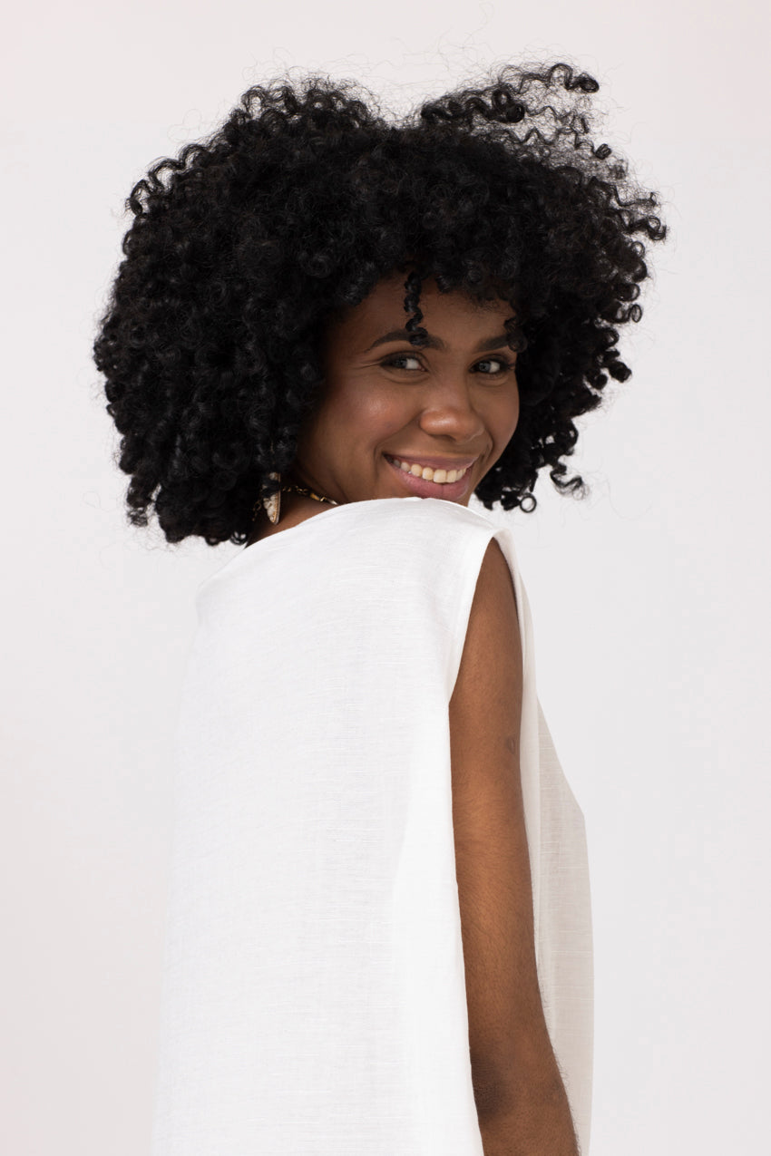 Robe Marbelline Blanc Lino&Line