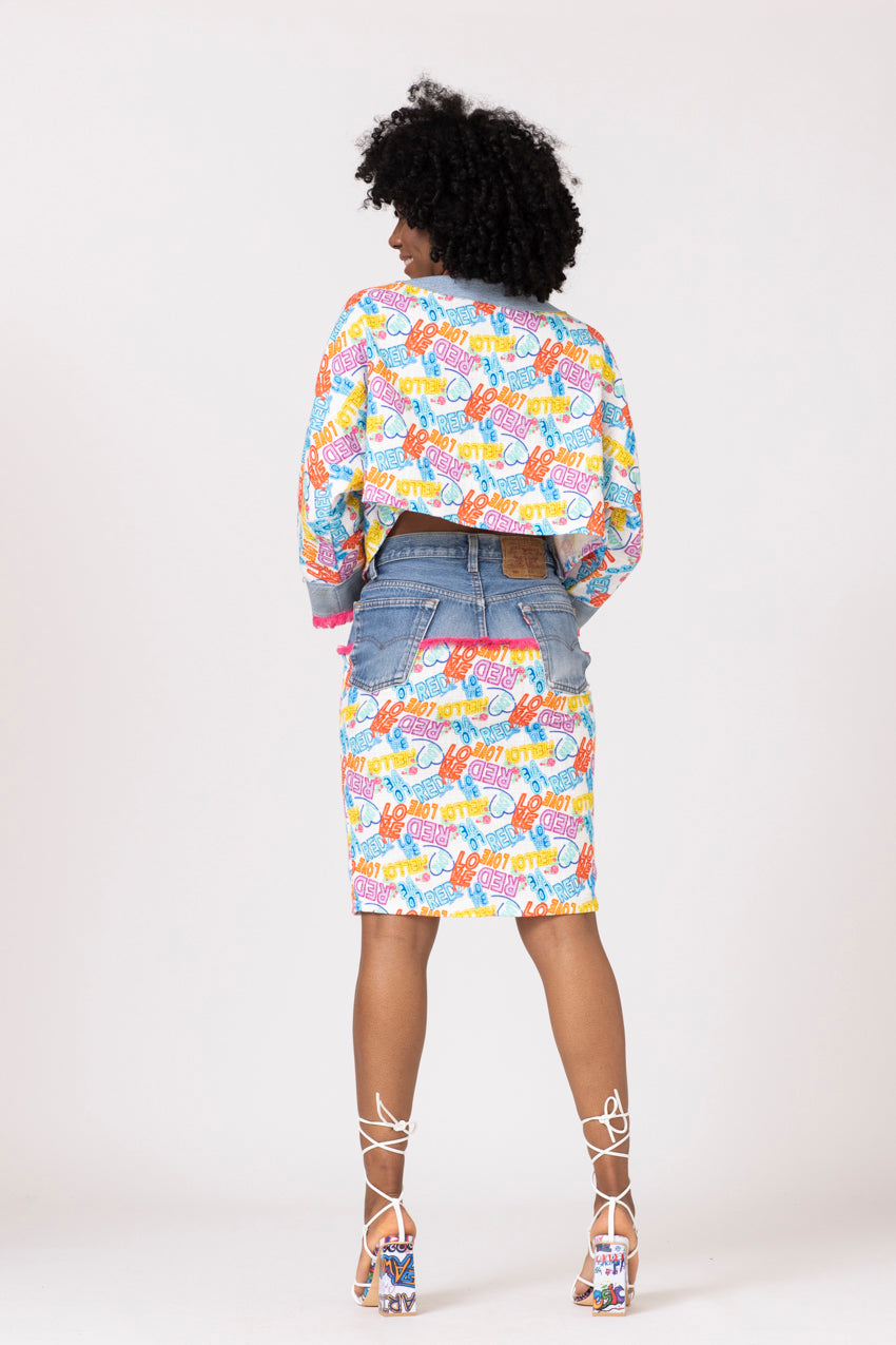 Jupe Remake Red Love