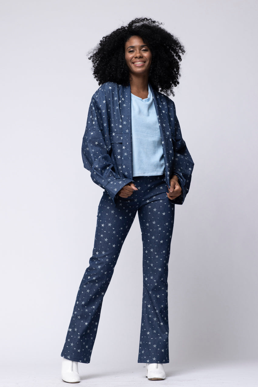 Veste BB Denim Etoiles