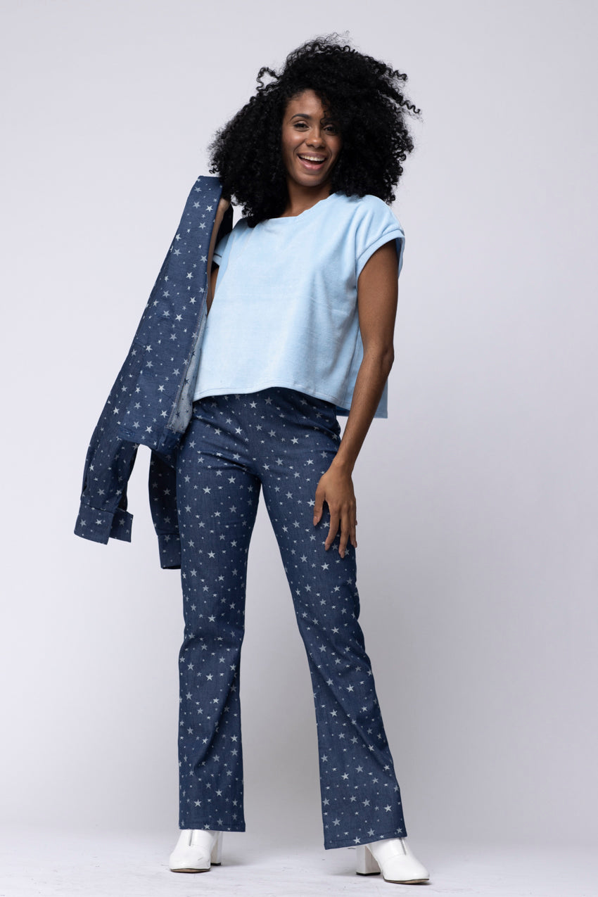 Veste BB Denim Etoiles