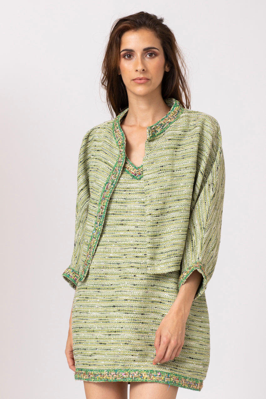 Veste BB Ete Tweed Vert