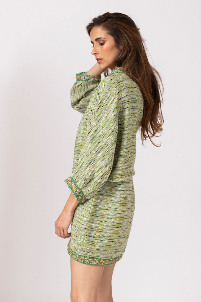 Veste BB Ete Tweed Vert