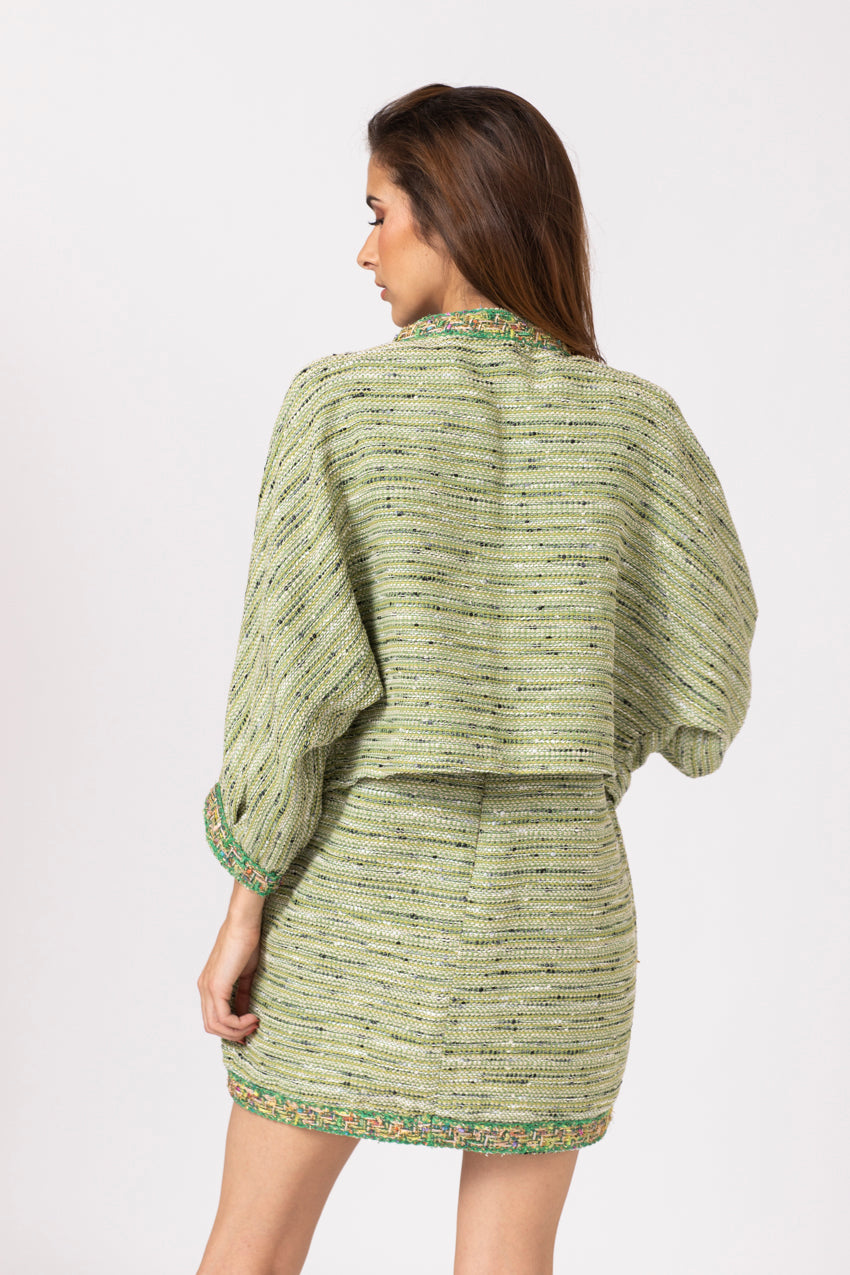 Veste BB Ete Tweed Vert