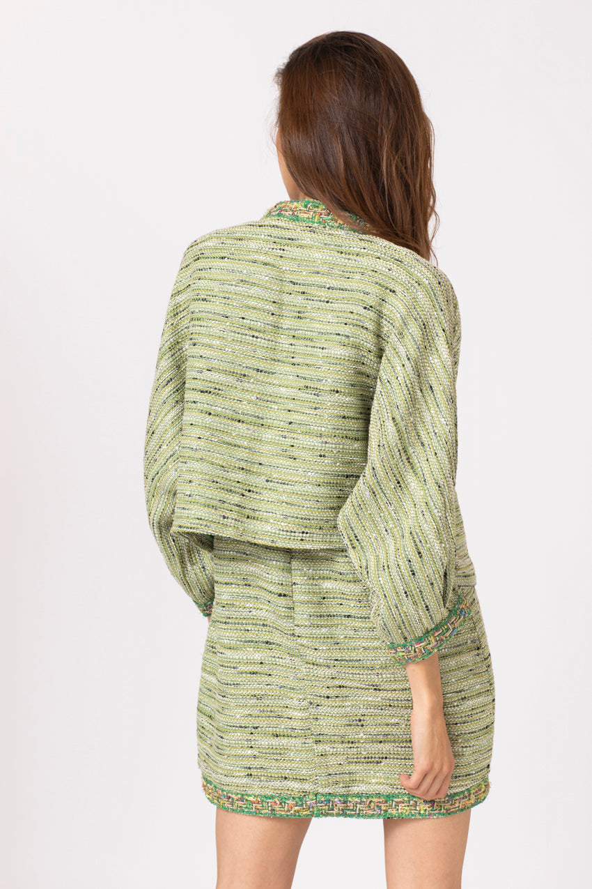 Veste BB Ete Tweed Vert