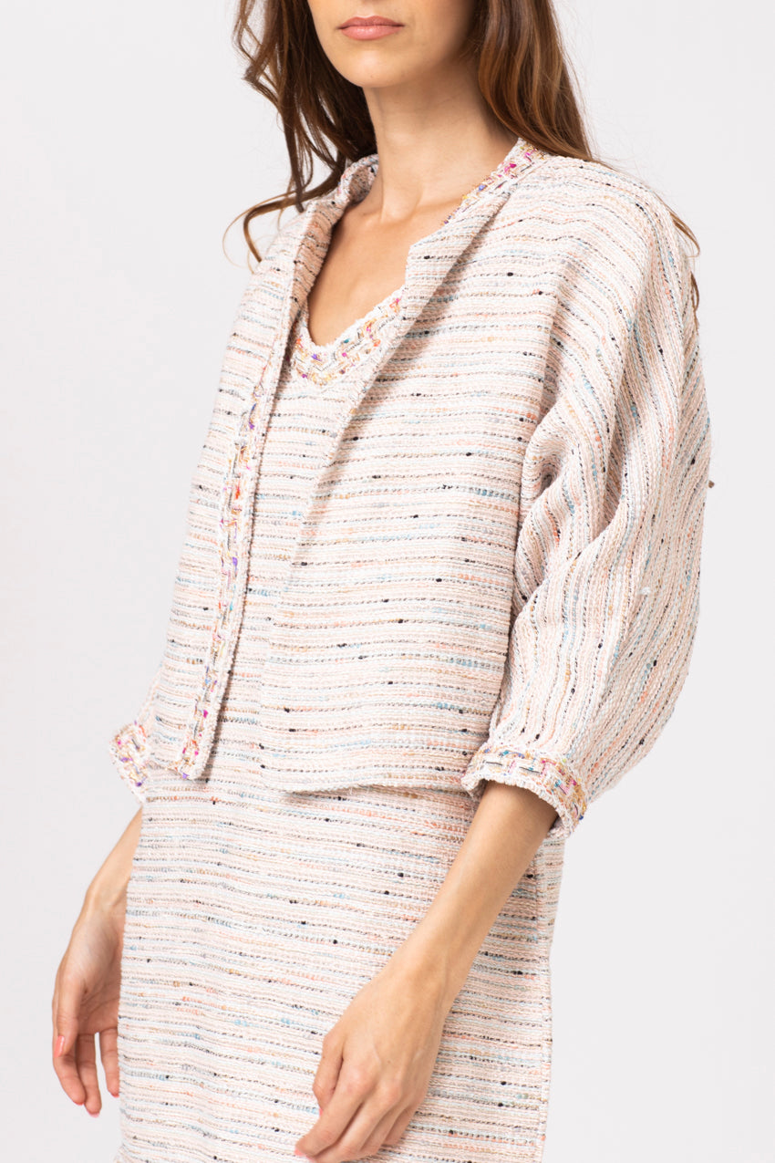 Veste BB Ete Tweed Rose