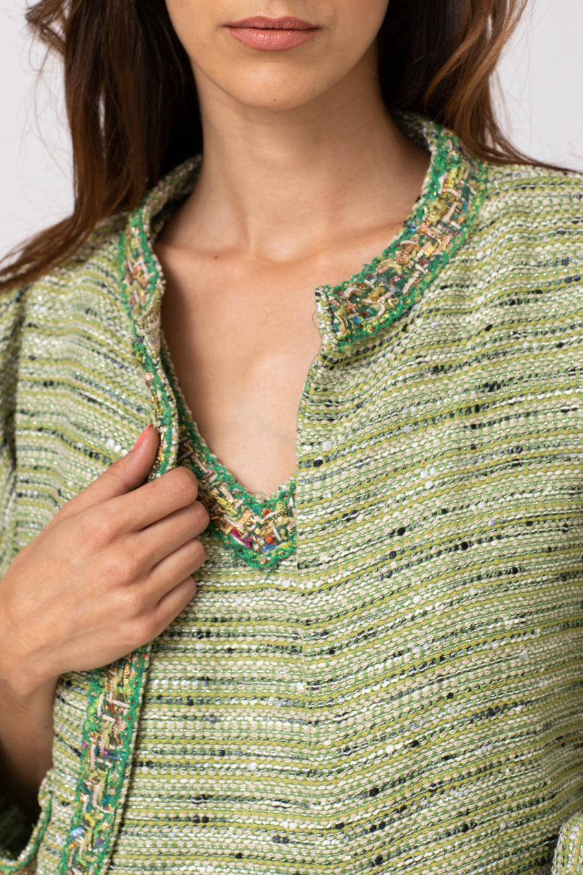 Veste BB Ete Tweed Vert