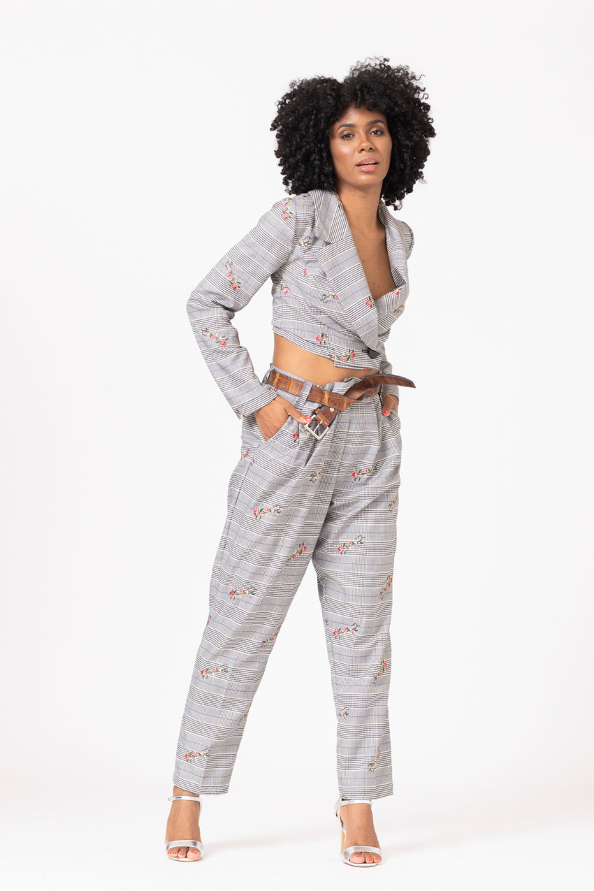 Veste Blazer Natalia Galles Fiori