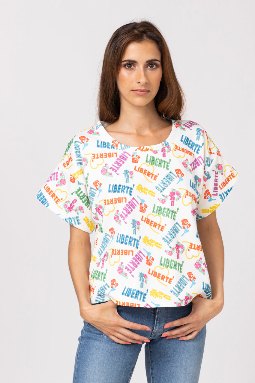 T-shirt kimmy Liberte Blanc